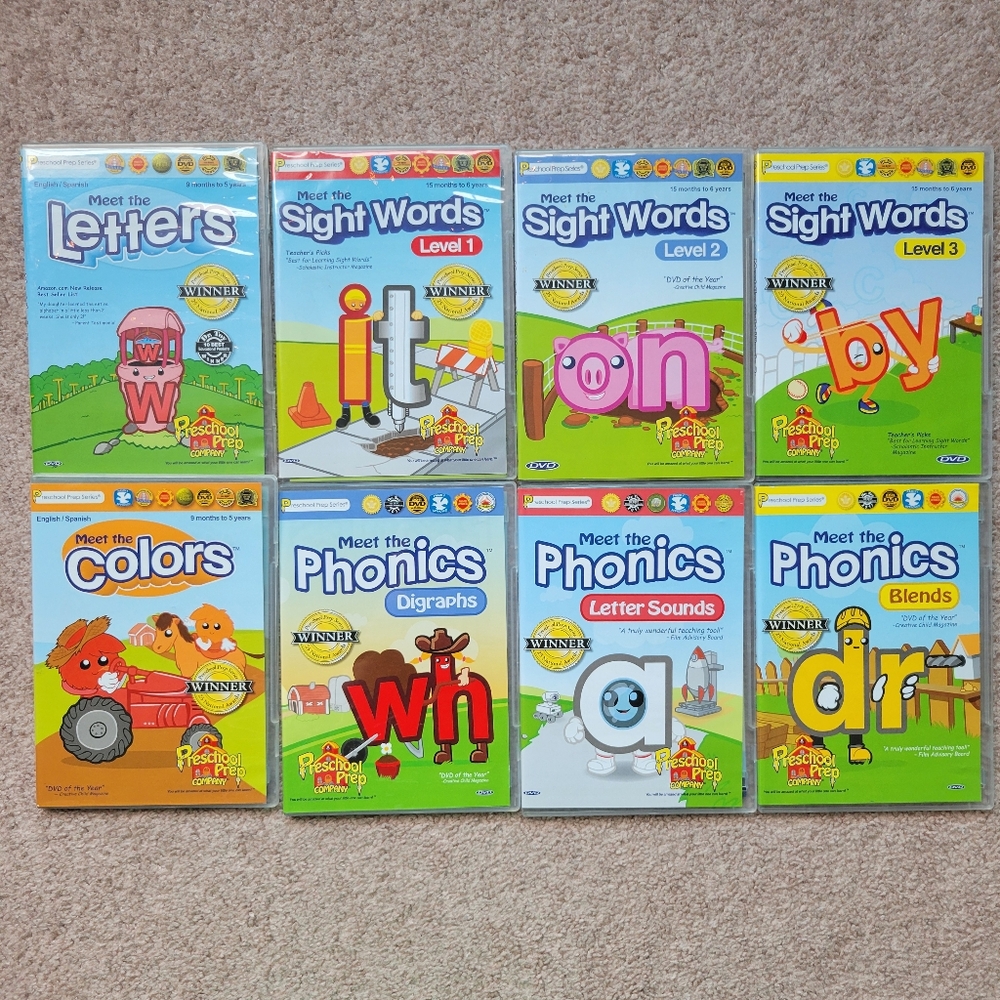 Meet The Phonics Letters Colors DVD